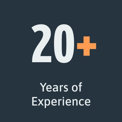 20 Years of Experience